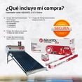 thumbnail image 4 of Calentador Solar AQUASOL 2.0 | 12 Tubos 130L con Serpentín Patentado | Para Redes y Sistemas Presurizados | Ideal 4 Personas, 4 of 5