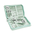 thumbnail image 1 of 22 Piezas Cortauñas Y Pedicura Kit Manicura Profesional Verde Labg, 1 of 5