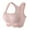 Pink, variant on ,Women's Front Hook Closure Posture Corrector Bras Full Coverage Compression Dual Support Bra Wireless Soft Bralettes Pink XXL