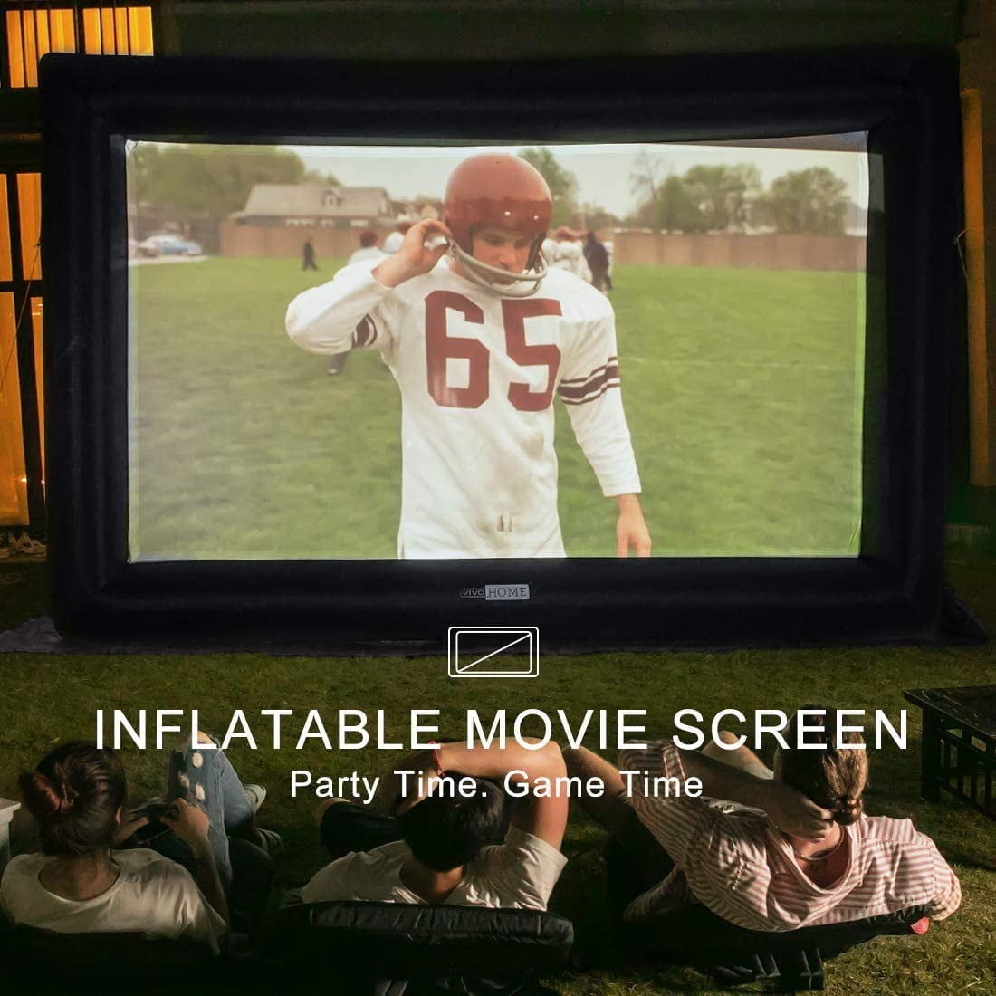 VIVOHOME 14 Feet Indoor and Outdoor Inflatable Blow up Mega Movie  Projector