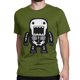 thumbnail image 5 of Camiseta de algodón para hombre prenda de vestir de algodón color negro liso estilo Cylon - Battlestar Galactica Essential, 5 of 7