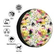 thumbnail image 4 of Sikiie Retro Musical PVC Leather Spare Tire Wheel Cover Spare Tire Cover, for Car Truck SUV Camper Trailer Universal Fit(14-17in)-17 inch, 4 of 6