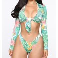 thumbnail image 3 of Conjunto de Bikini Bandeau para mujer, traje de baño brasileño con realce, ropa de playa, 3 of 5