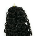 thumbnail image 5 of Eayon Water Curly 100% Crochet Human Hair Extensions 22 inch 200 Strands 240g Burmese Curly Pre-Separated Feather Line Human Crochet Hair Natural Color, 5 of 13
