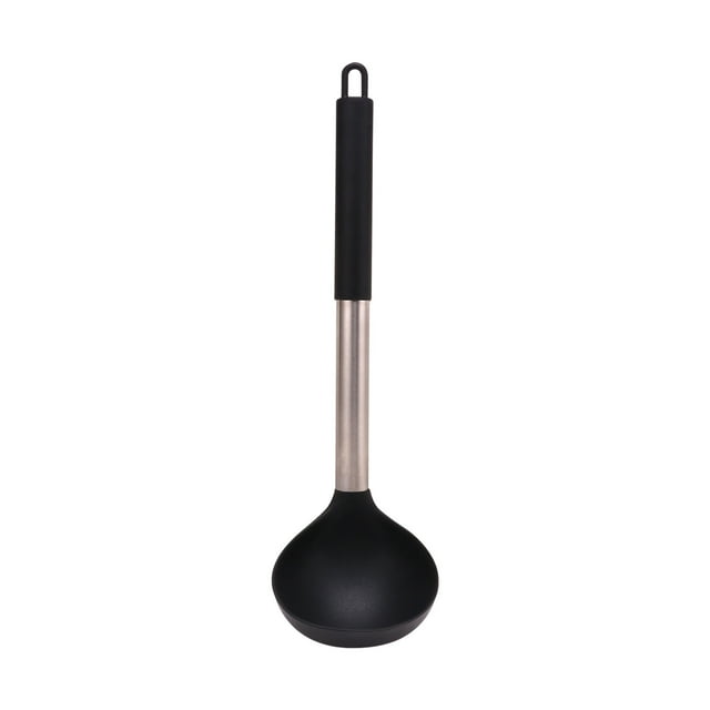 Ohufall Long Handle Soup Ladle Stainless Steel Plastic Mixing Spoon Large Soup Spoon