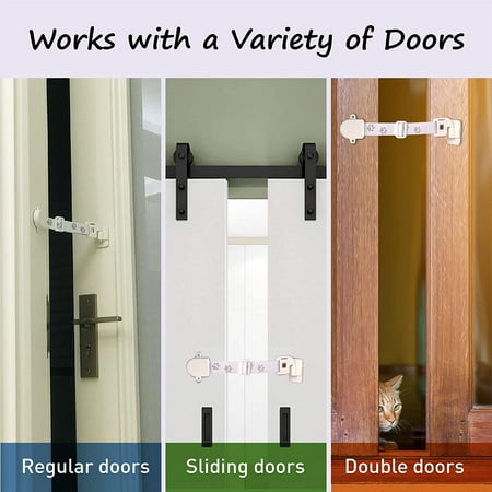 Adjustable Cat Door Strap And Latch Alternative Of Interior Pet Gates Keep Dog Out Litter Box Canada Adjustable Cat Door Strap And Latch, Stop Cat Opening Sliding Door