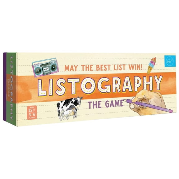Pre-Owned Listography: Listography: The Game : May the Best List Win! (Board Games, Games for Adults, Adult Board Games) (Game)