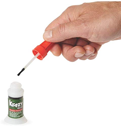 Krazy Glue Home & Office Brush On Super Glue, Brush Applicator, 5 Grams (2 Pack) - image 3 of 3