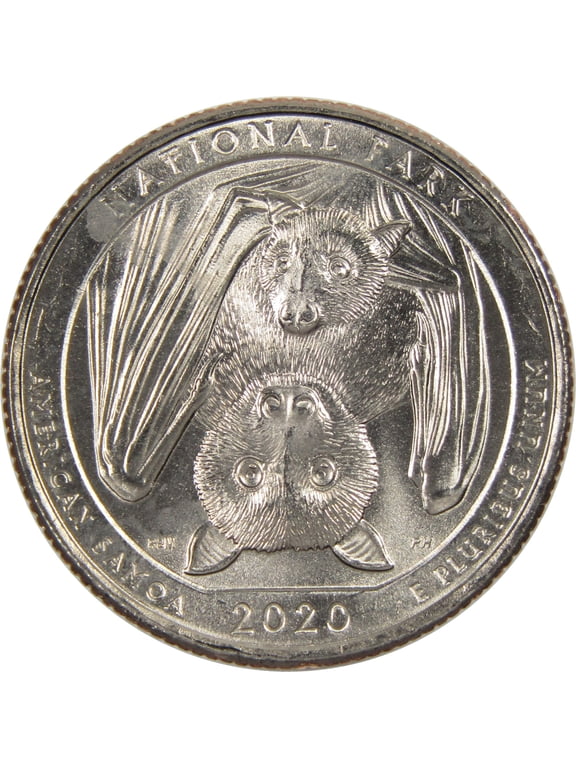 2020 P American Samoa National Park Quarter Uncirculated Clad 25c Coin