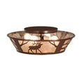 thumbnail image 3 of Meyda Tiffany 15311 Elk On The Loose 4 Light 22" Wide Flush Mount Drum Ceiling Fixture -, 3 of 5