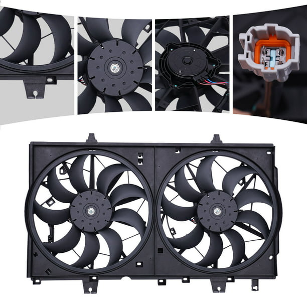 Radiator Cooling Fan Assembly Fits Nissan Rogue 2014-2019 X-Trail 2015-2017 Dual Radiator Cooling Fan Assembly For NISSAN ROGUE 14-19/ NISSAN X-Trail - Walmart.com