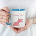 thumbnail image 3 of CafePress - Make Cancer Extinct Pink Dinosaur Mug - 11 oz Ceramic Mug - Novelty Coffee Tea Cup, 3 of 3