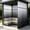 Black, variant on Floleo Waterproof Outdoor Curtain Single Panel 200x120cm, Thickened Privacy Screen for Patio, Porch & Pergola, Sun & Rain Protection with Rustproof Metal Grommets, Gray