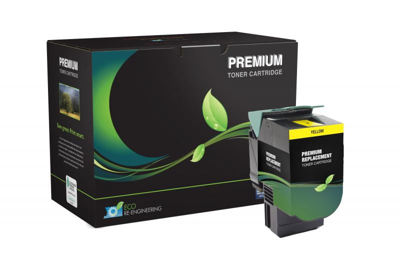 MSE Remanufactured High Yield Yellow Toner Cartridge for Lexmark  CS310/CS410/CS510