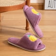 thumbnail image 5 of Vedolay Women's Shoe Indoor Outdoor Durable Comfort Slip On Plush Slippers Purple,40-41, 5 of 5