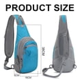 thumbnail image 2 of Bolso de pecho para deportes al aire libre, bolso de hombro para ciclismo, bolso de pecho para montañismo de ocio MFZFUKR BST3027982-1, 2 of 5