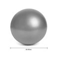 thumbnail image 2 of Mini Fitness Ball - Use For Pilates. Inflates With Included Straw. Core Work. No Pump Necessary! Pink, 2 of 5