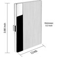 thumbnail image 4 of Metal business card holder Stainless steel business card case Business card case Stainless steel business card case Card case, 4 of 4