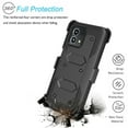 thumbnail image 3 of Takfox Case For Motorola Moto G Stylus 5G 2023,Shockproof Heavy Duty Rugged Locking Swivel Holster Belt Clip Kickstand Full Body Hard Shell Phone Cover Case,Black, 3 of 7
