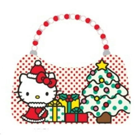 Hello Kitty Scoop Purse Tin with Handle and Clasp. Party Favor, 1 Ct.