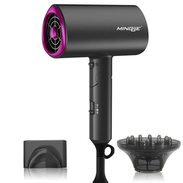 DPTALR Sèche-Cheveux Portatifs avec Accessoires Diffuseur, Séchoir Ionique, pour Femmes aux Cheveux Bouclés
