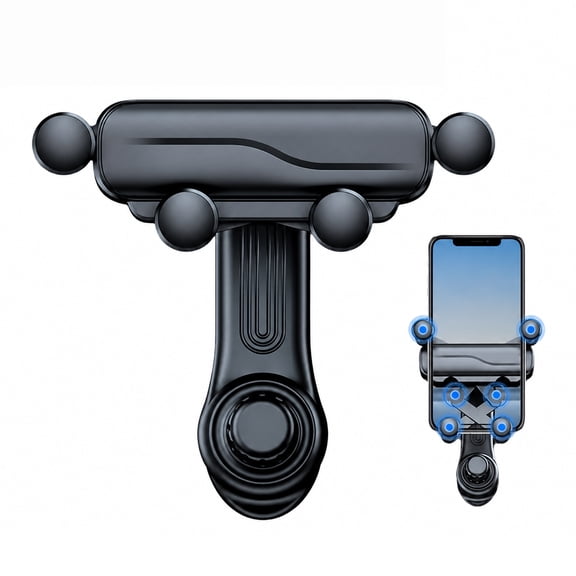Car Vent Holder, Adjustable Long Arm Air Vent Phone Mount, Universal Hands-Free Car Phone Cradle for Most Smartphones