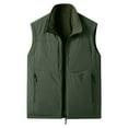 thumbnail image 3 of Xihbxyly Chaqueta de Trabajo para Hombre, Versátil Abrigo para Exteriores, con Múltiples Bolsillos, Cuello Alto Cómodo, Tejido Ligero, Ideal para Fotografía Deportiva, Ideal para Actividades de Prima, 3 of 7