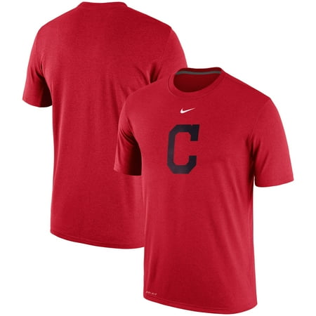 - Cleveland Indians Nike Batting Practice Team Logo Legend Performance T-Shirt - Red