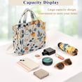 thumbnail image 5 of FORMRS Womens Corduroy Tote Bag Crossbody Shoulder Handbag with Pocket, Acorn Leaves Pattern, 5 of 7