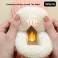 thumbnail image 4 of CHICVOMEY Plush Slipper Booties for Women and Men Cloud-Shaped Cozy Warm Non-slip House Shoes Indoor Outdoor with Memory Foam Sole Fleece Lined, 4 of 6