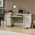 thumbnail image 3 of Sauder Edge Water Computer Desk, Chalked Chestnut Finish, 3 of 13