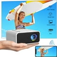 thumbnail image 5 of Nkmbld Mini Portable Projector with 4K Support, Portable Automatic Projector Outdoor/Indoor Movie Projector with WiFi and Bluetooth for Home Theater Upgrade, 5 of 9