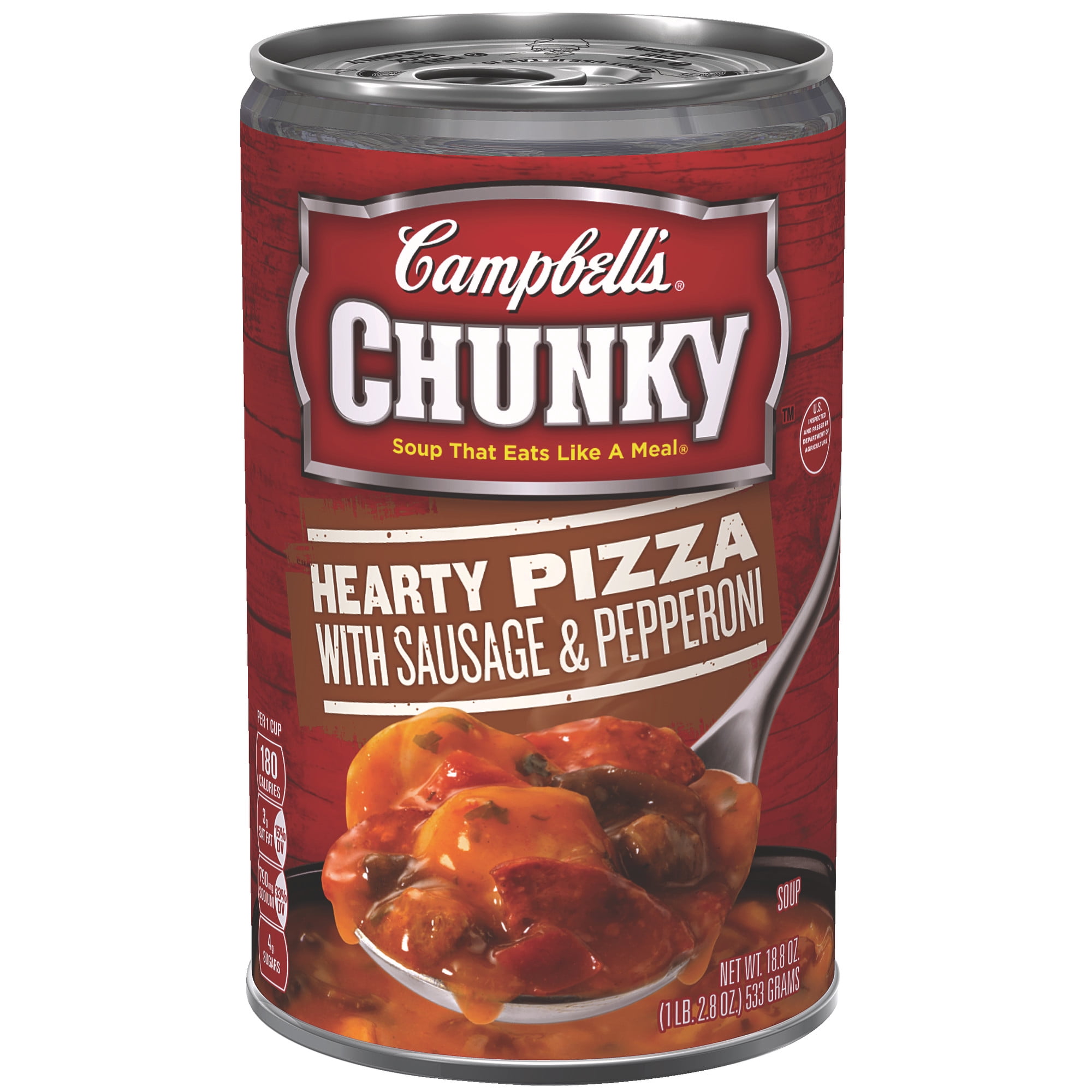 Campbell's Chunky Hearty Pizza with Sausage & Pepperoni Soup, 18.8 oz