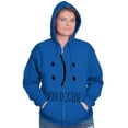 thumbnail image 4 of You Decide Happy Sad Emoticon Cute Zip Up Hoodie Men's Women's Brisco Brands S, 4 of 6