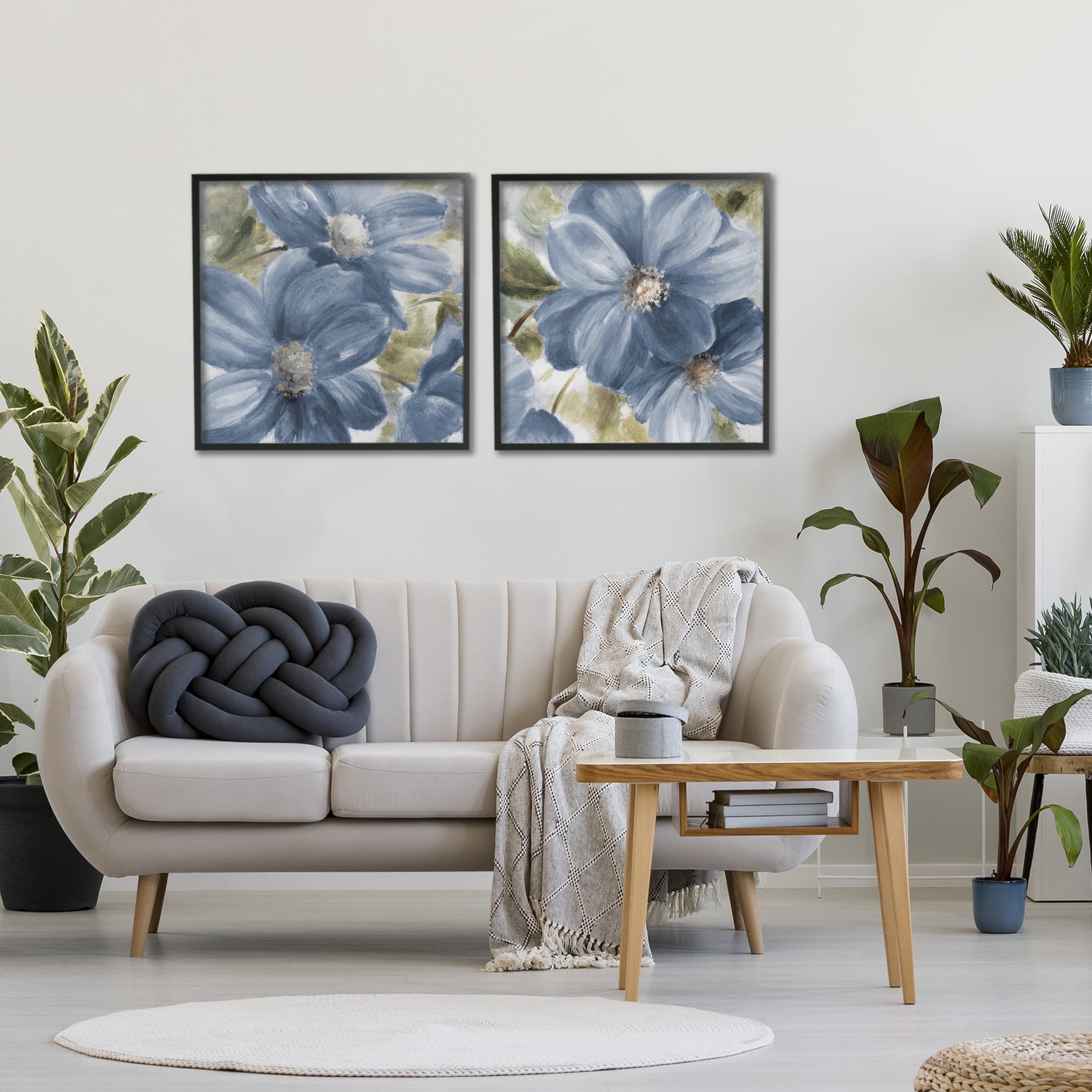 Stupell Industries Floral Walk in Beauty 2 Piece Black Framed Giclee Art Set, design by Lanie Loreth