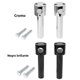 thumbnail image 2 of Motorcycle Accessories Handlebar Riser Clamp Mount Adaptor Kit Black Round 22/25mm CNC Aluminum For Harley Yamaha ATV Dirt Bike-jc, 2 of 5