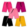 thumbnail image 2 of Boys Breathable Cotton Drawstring Shorts, Boys, Neon, 3T, 2 of 2