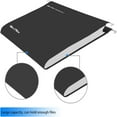 thumbnail image 2 of Merrynine 15Pcs Letter Size Hanging File Folders with 1/5-Cut Tabs and Insert, Black, 2 of 6
