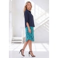 thumbnail image 3 of Roaman's Women's Plus Size Roll Tab Jacket Dress, 3 of 5