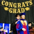 thumbnail image 3 of KatchOn, Gold Glitter Congrats Grad Banner 2026 - No DIY, 10 Feet | Congrats Grad Graduation Decor | Graduation Decorations Class of 2026 | Congratulations Banner for Gold Graduation Decorations 2026, 3 of 6