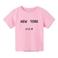 thumbnail image 2 of 2024 HOT New York Boys Tees Camiseta de verano para niños Camiseta de manga corta Ropa para niños Tops estampados para niñas Negro Blanco Gris Rojo Negro Amarillo, 2 of 5