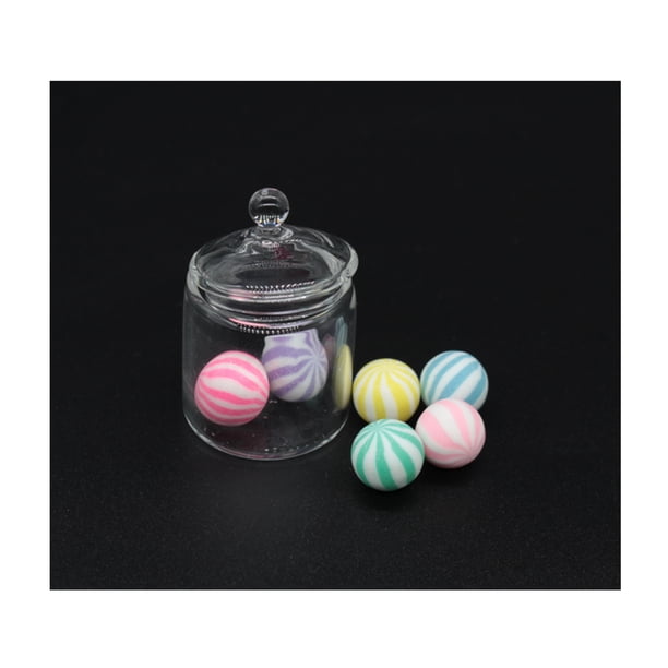 Tholdsy 1 Juego de modelo de bola de azúcar, casa de muñecas, casa de juguete, suministro de colores brillantes, modelo de caramelo, juguete para juego casas de muñecas Tholdsy FN001897-00