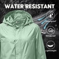 thumbnail image 6 of GUACER Womens Waterproof Hooded Raincoat with Pockets Lightweight Packable Active Outdoor Windbreaker Jackets, 6 of 9