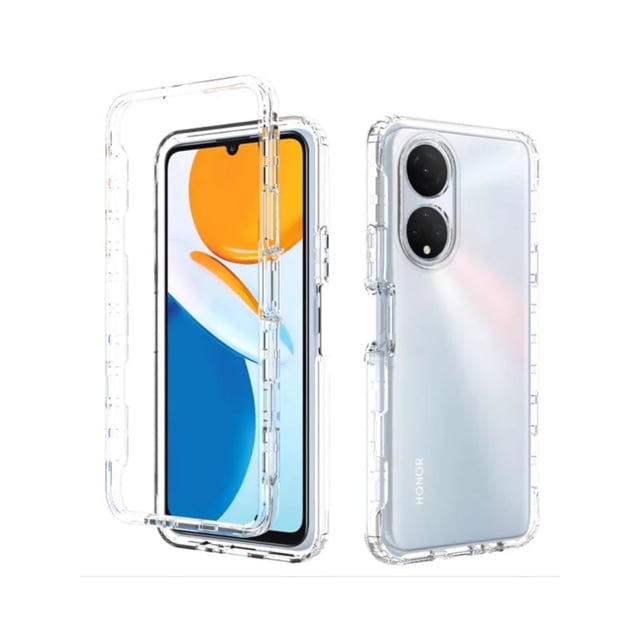 Funda 360 Degradada Uso Rudo Cely Vesmir Para Honor X7 Transparente Más 2 Micas De Pantalla