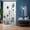 Watercolor Powder Blue, variant on Long 72"x84" Sage Green Eucalyptus Shower Curtain Set with Hooks,Watercolor Plant Leaves with Floral Bathroom Curtain,Waterproof Washable Fabric for Bathroom Decor