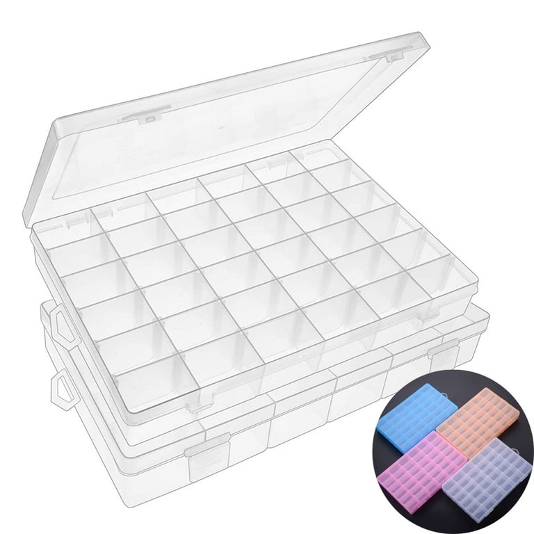 Plastic Organizer Box Storage Container Jewelry Box With