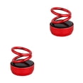 thumbnail image 4 of Scienceny Ambientador de aire de energía solar Suspensión giratoria de doble lazo Decoración de aromaterapia automática Estilo de perfume rojo 2piezas Scienceny CBP100804, 4 of 5
