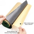 thumbnail image 7 of DIY 157x9.8" Dark Green Self Adhesive Velvet Flock Liner Velvet Fabric for Jewelry Drawer Craft Fabric Upholstery Peel Sticker Festival Decor (0.8mm Thick) DIY, 7 of 7