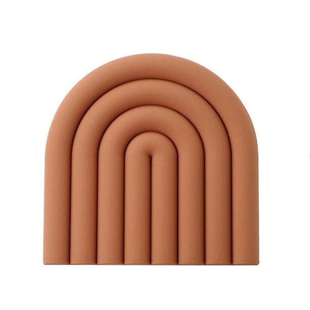 Almohadillas de silicona resistentes al calor, almohadilla de escritorio, almohadilla de arco iris, 6 colores para restaurantes