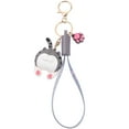 thumbnail image 1 of Cell Phone Lanyard Charging Cord Cartoon Keychain Grey 1Pack, 1 of 8